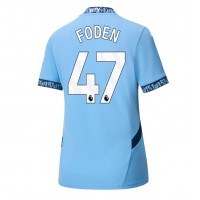 Manchester City Phil Foden #47 Hemmatröja Kvinnor 2024-25 Korta ärmar